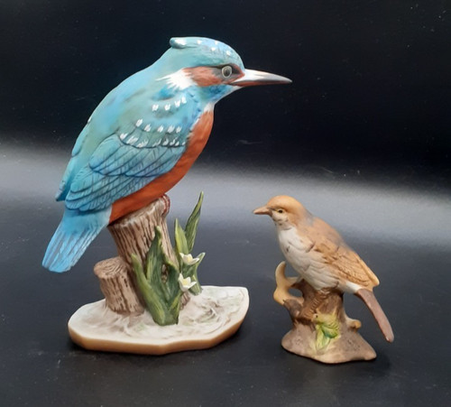 Bird figurines kingfisher - 2,