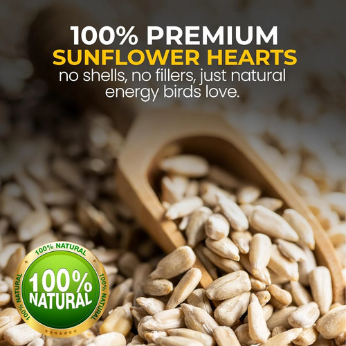 Sunflower hearts 1ltr wild - sunflower,